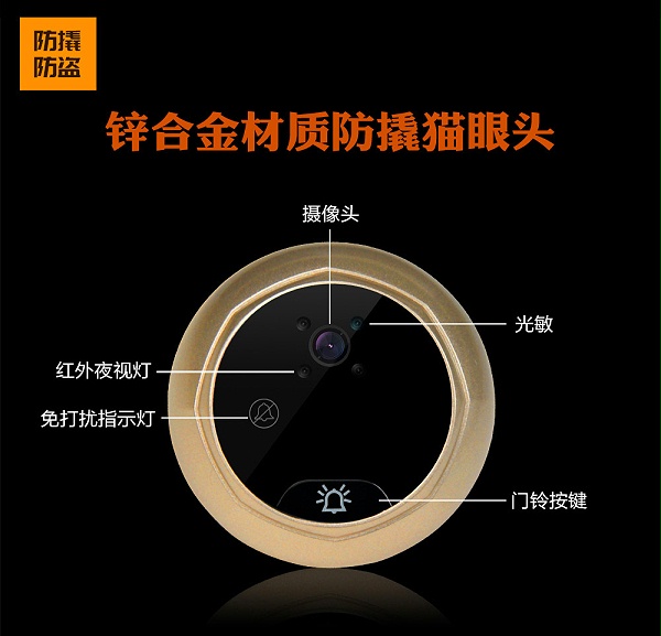 智能門鈴貓眼