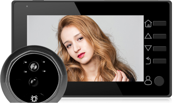 Q10移動偵測貓眼門鈴